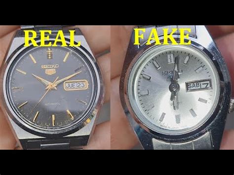 fake seiko 5 automatic watch|authentic seiko watch.